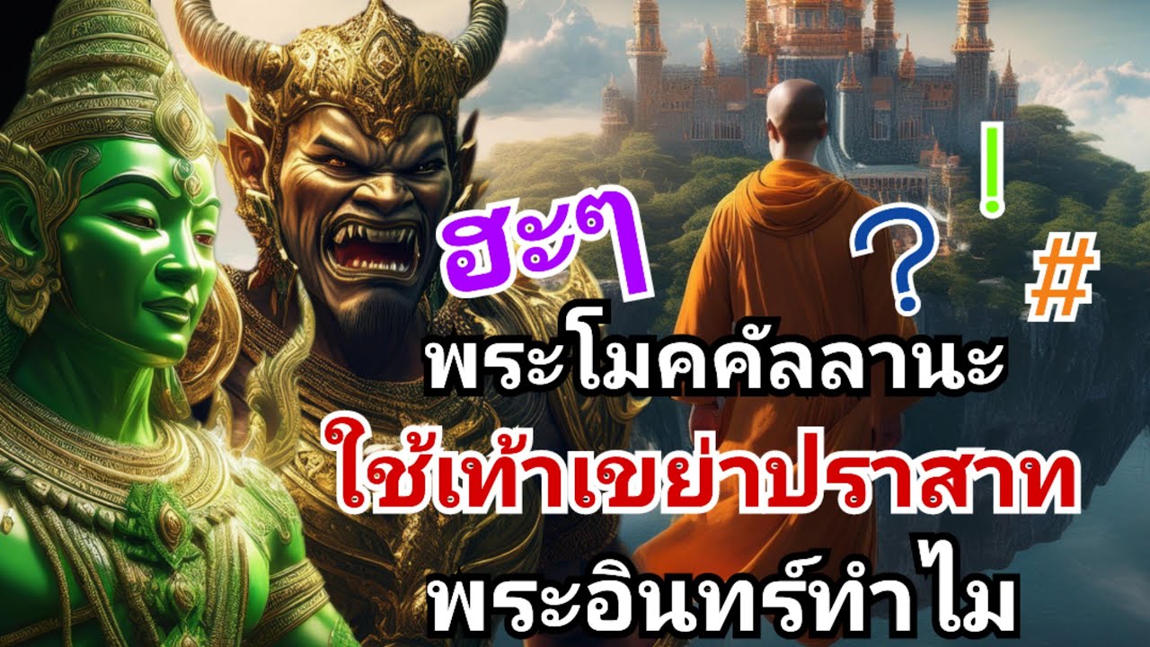 ทำไมพระโมคคัลลานะ​ ใช้เท้าเขย่าปราสาท​ พระอินทร์​ ชั้นดาวดึงส์@sangtham