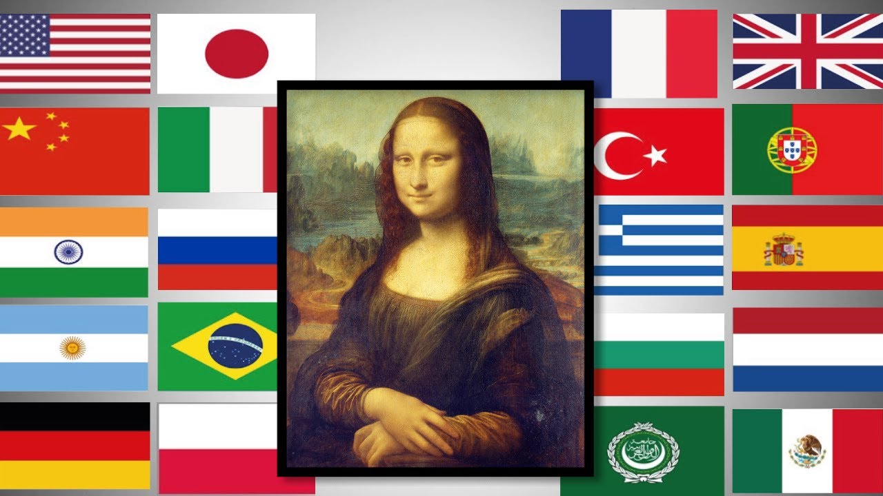 Mona lisa in different languages | Google translate meme.