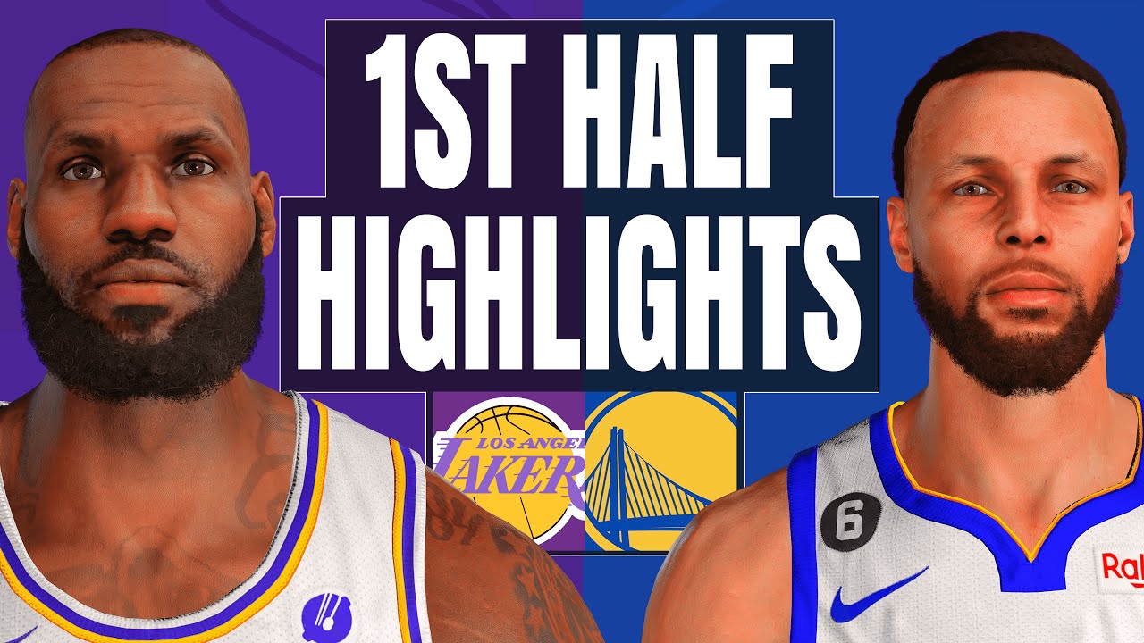 NBA 2K23 PC Gameplay l Camera Mod  l 1st half l Lakers vs Warriors