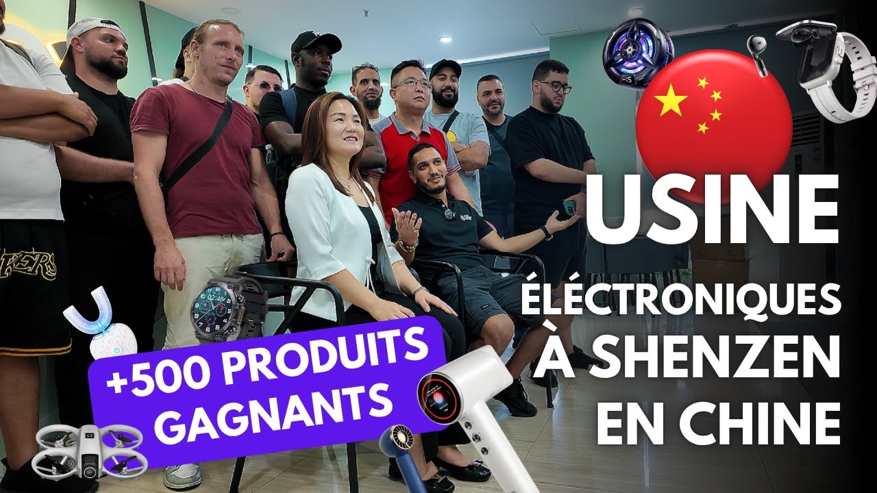 +500 Produits gagnants en direct d'une Usine en Chine &agrave; Shenzen 🇨🇳