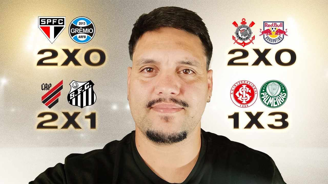 ANÁLISE 3ª RODADA DO BRASILEIRÃO
