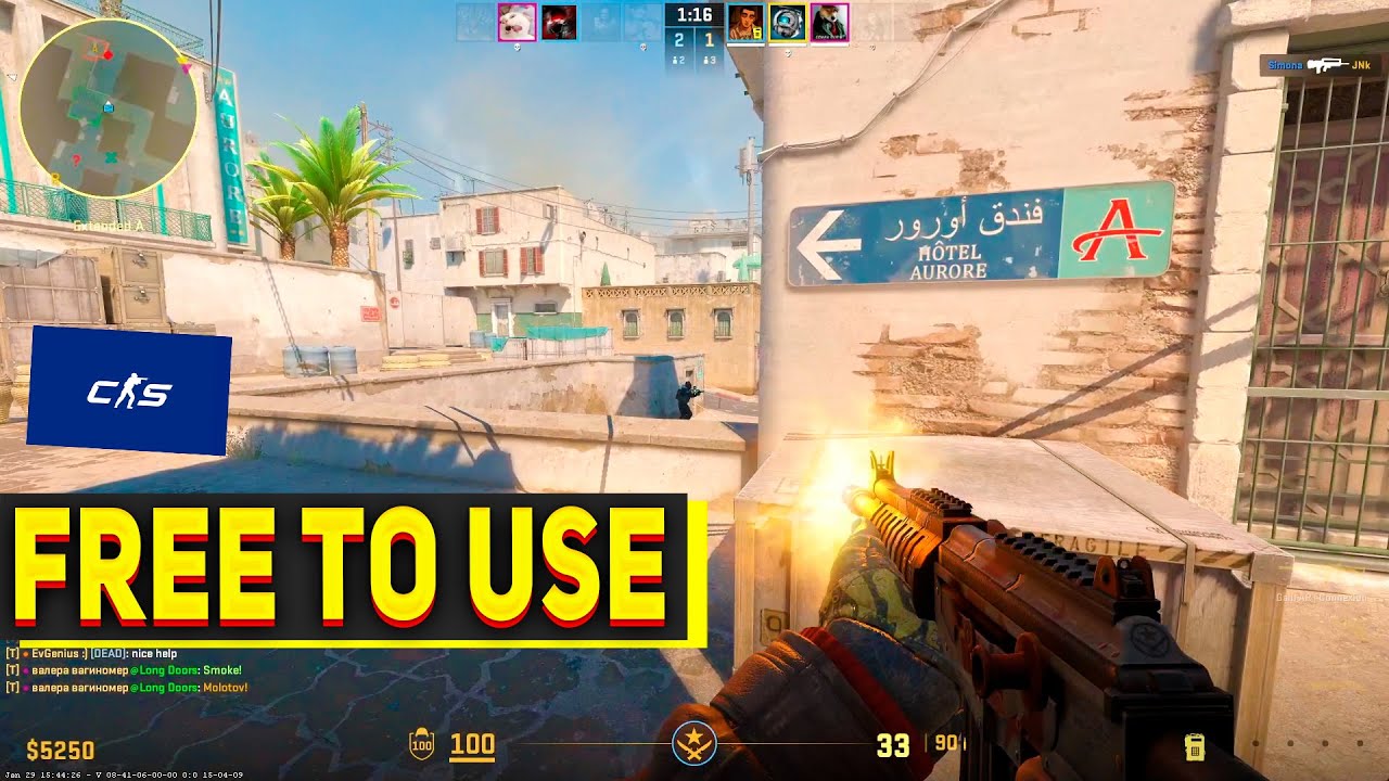 CS 2 - FREE TO USE GAMEPLAY | No copyright gameplay