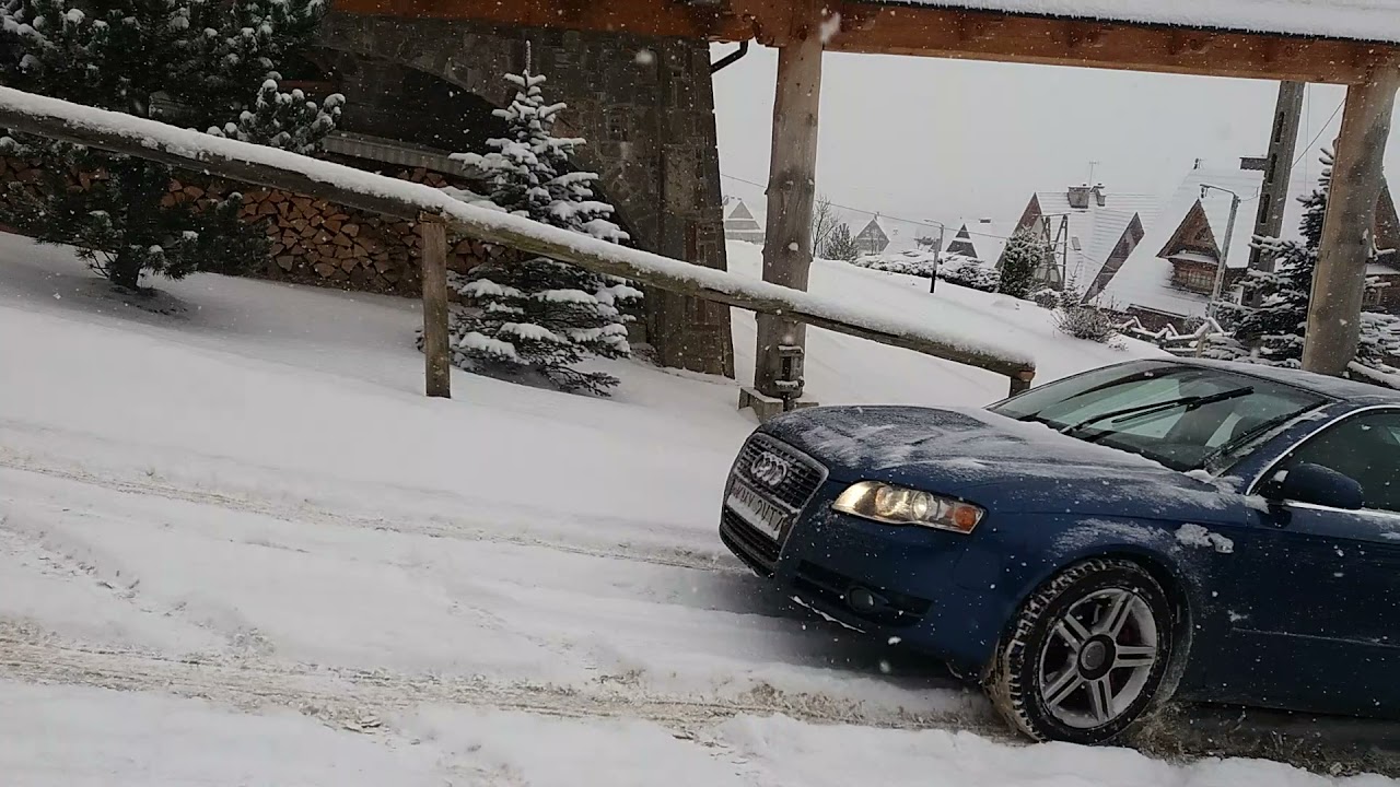 Quattro Winter Audi snow. test quattro snow ice climbing.