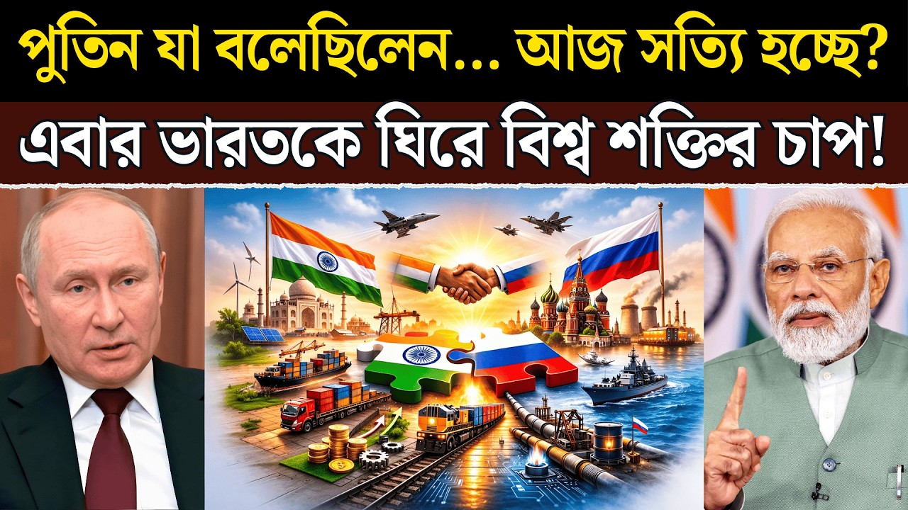 India–Russia Relation কি ভেঙে যাচ্ছে? Putin-এর Warning কি সত্যি হতে চলেছে | Geopolitics Explained