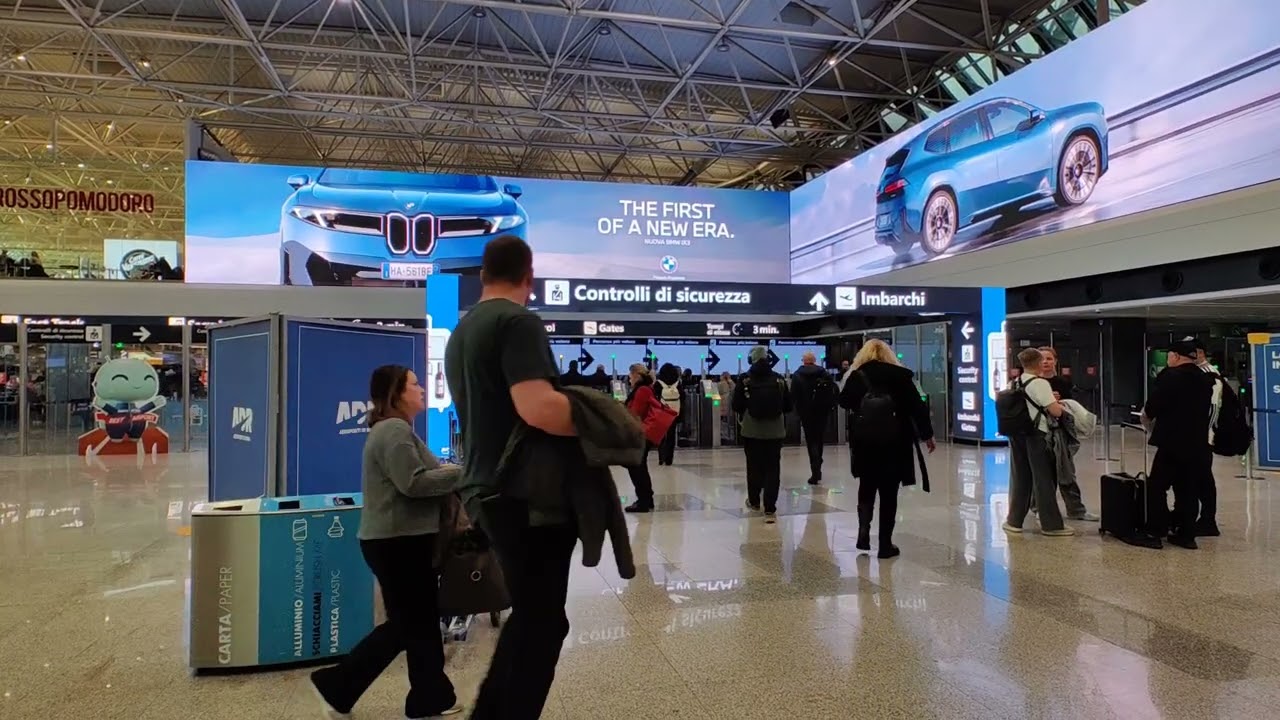 Fiumicino Airport Terminal 1 in Rome-Italy (January 2026) 罗马-意大利