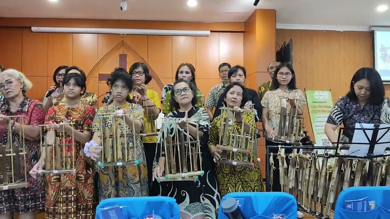 Angklung 3G dan Kroncong isi ibadah KU 1 GKI Grand Wisata ,Ku Bersyukur PadaMu 25 Jan 2026