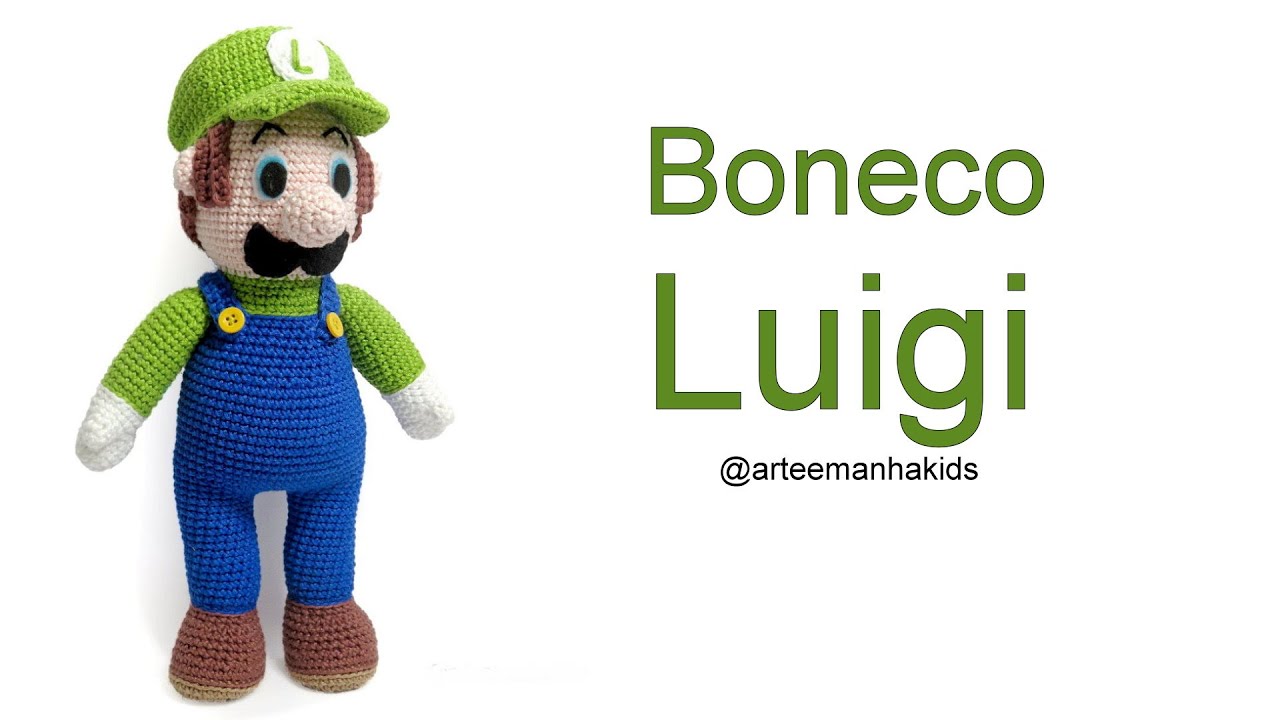 Boneco Luigi - por @ArteeManhaKids