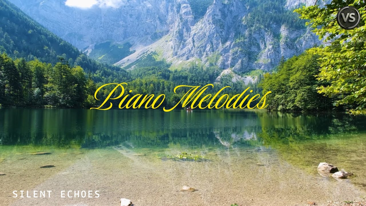 Ambient Piano Soundscape with Soothing Visuals for Focus & Calm 🎹 | Silent Echoes