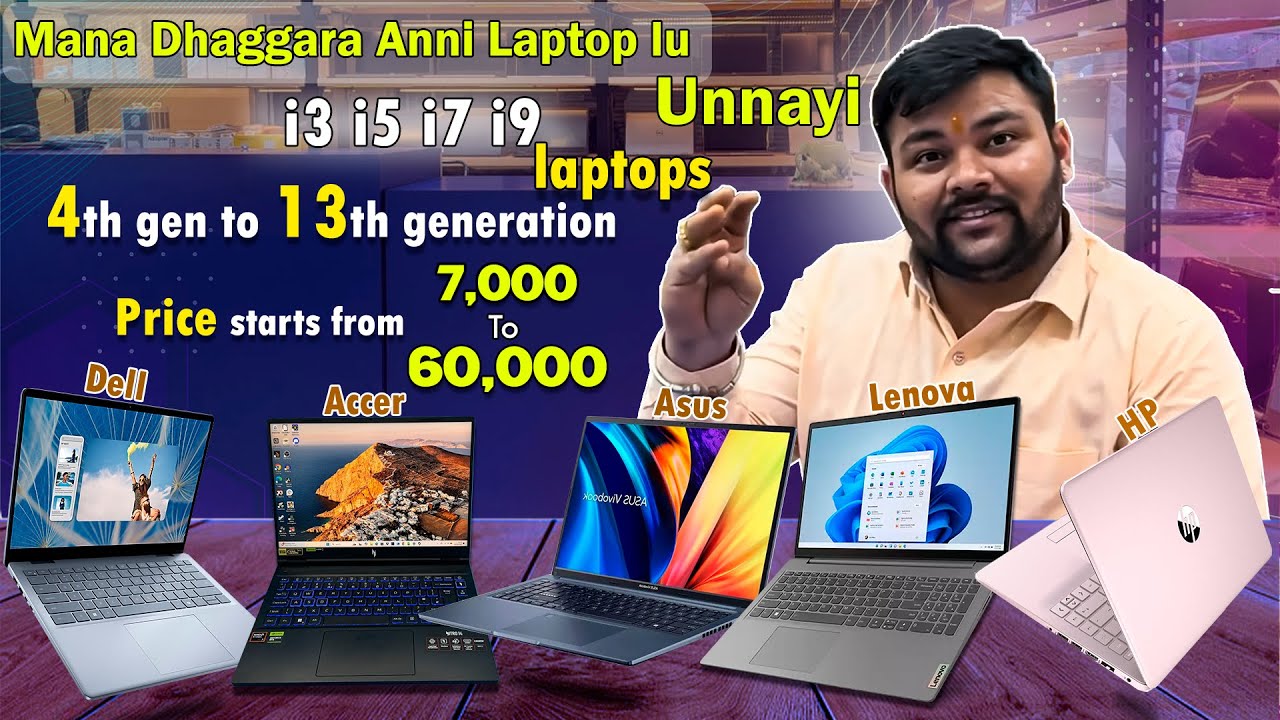 Laptops 101: All the Best Brands in One Video! from 10,000 to 60,000
