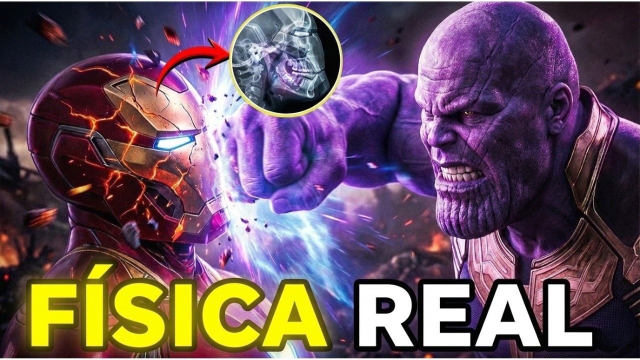 Calculei a FORÇA do Soco do THANOS: O Resultado ASSUSTA