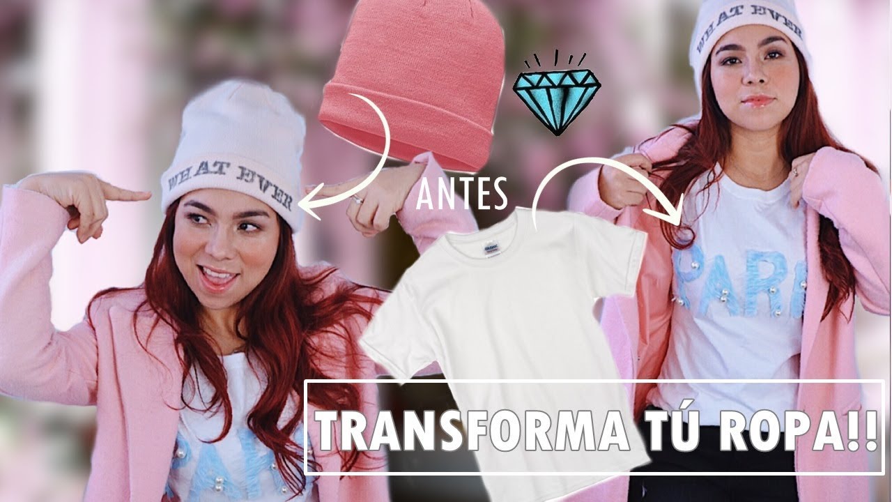 DIY CONVIERTE TU ROPA VIEJA A NUEVA♥ IDEAS PARA RECICLAR TU ROPA