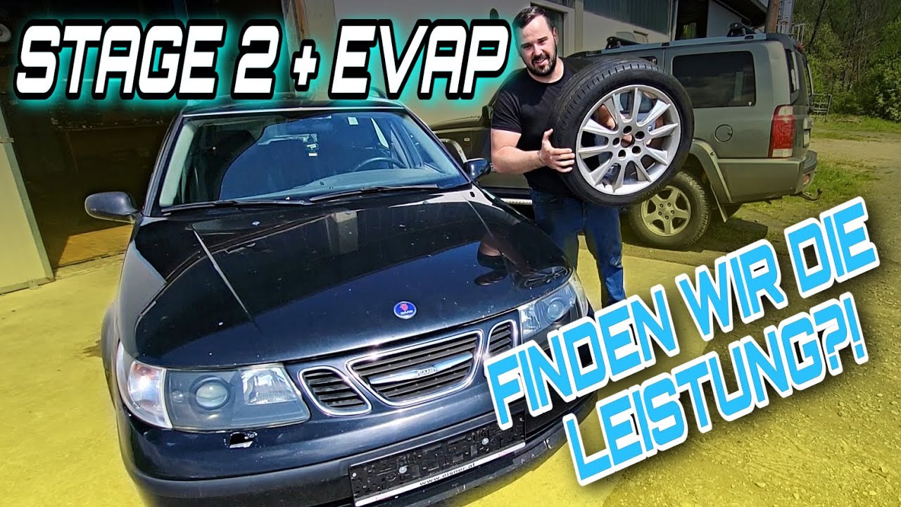 Die LEISTUNGSSUCHE beginnt! STAGE 2 + Reparatur EVAP System - SAAB 9-5 AERO 2.3T | WT-GARAGE