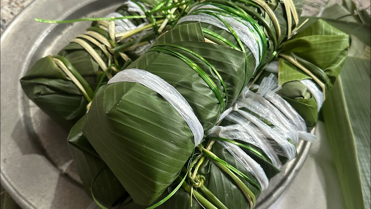 Cách làm bánh tét đơn giản mùa tết 