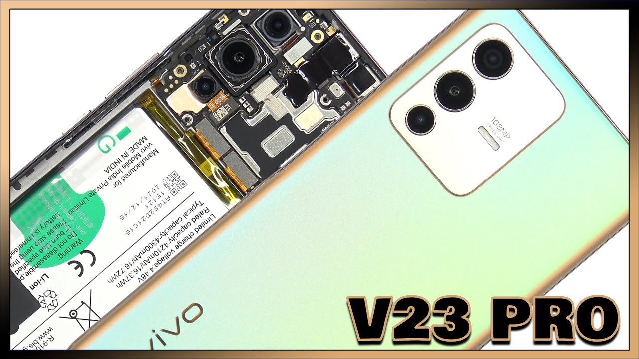 Vivo V23 Pro Disassembly Teardown Repair Video Review