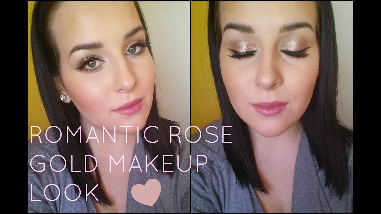 Romantic Rose Gold Makeup Look / Valentine's day