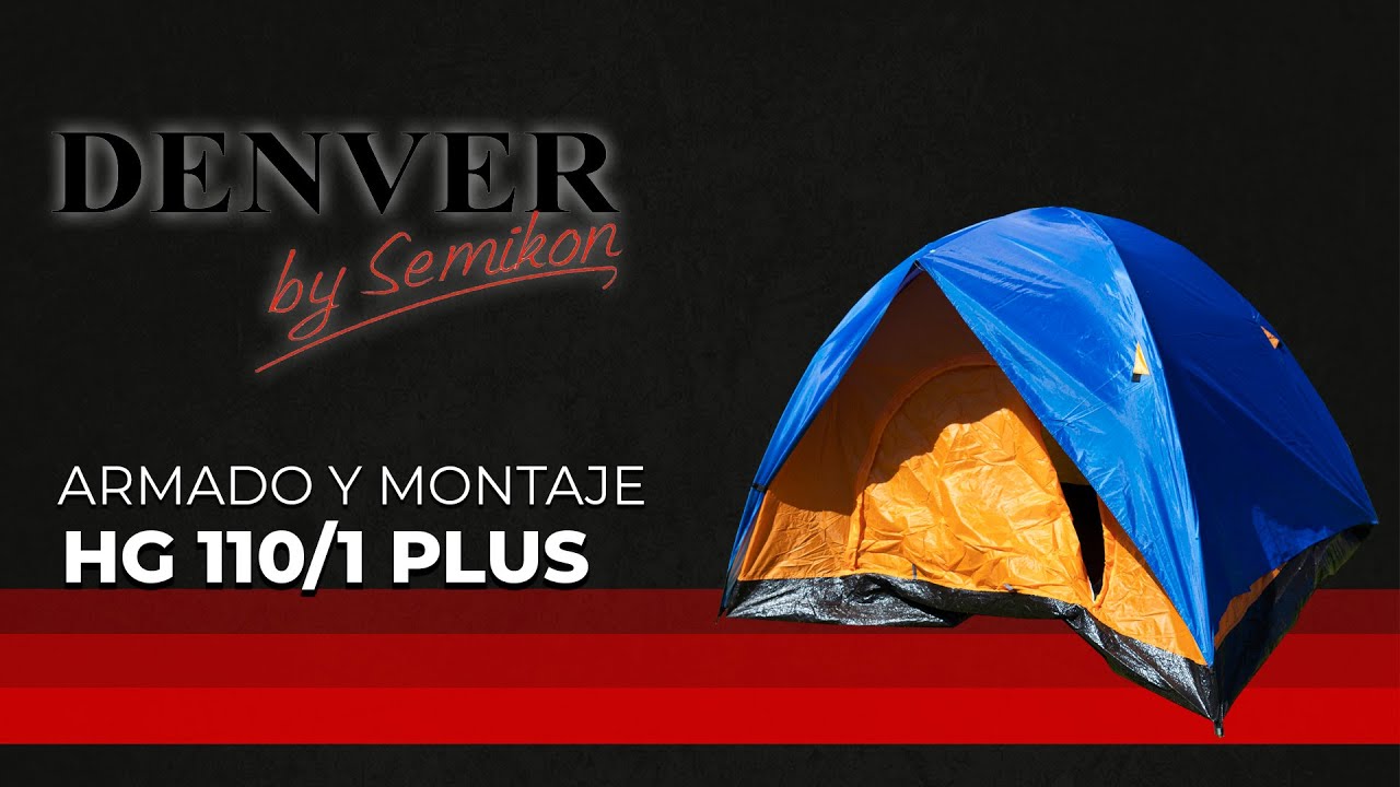 Armado y Montaje Carpa tipo Iglu  HG110/1 Plus - Semikon