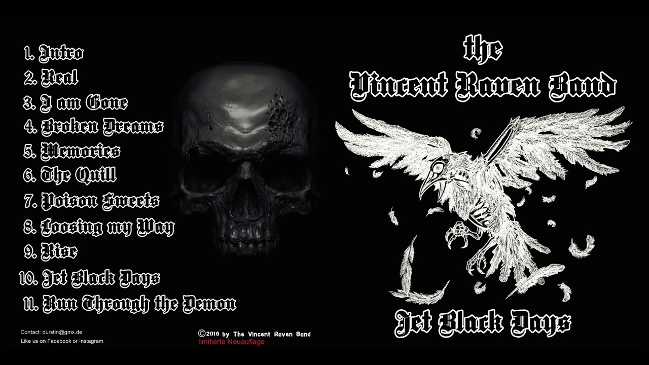 The Vincent Raven Band - Jet Black Days