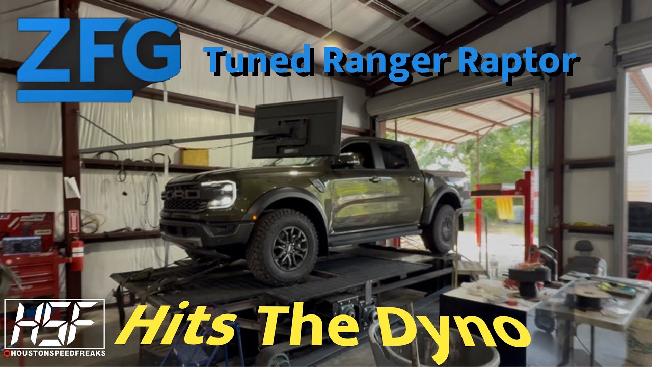 Тюнингованный ZFG Ranger Raptor на стенде Dyno