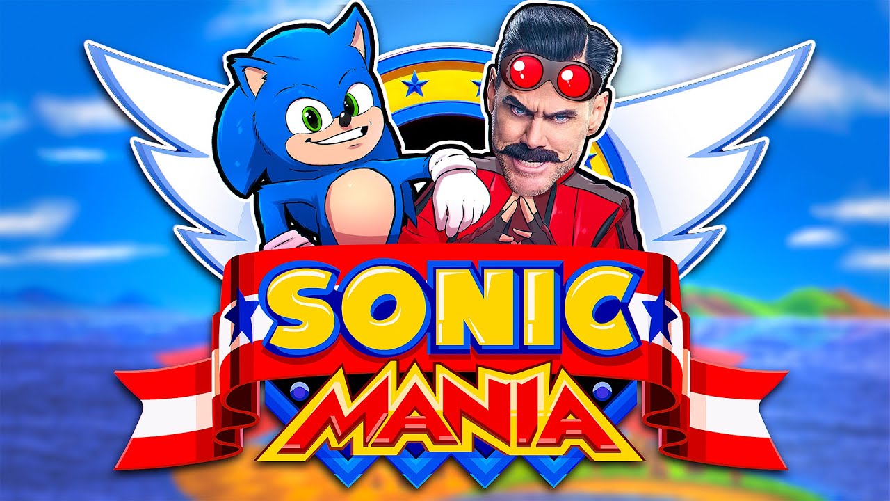 SONIC MANIA COM OS PERSONAGENS DO FILME!