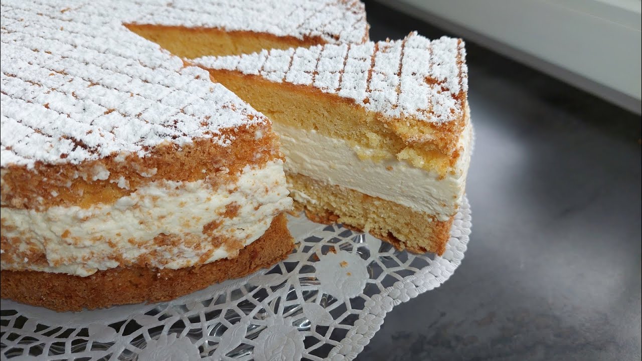 Topfentorte klassisch, ein einfaches und schnelles Rezept aus der alten K&uuml;che