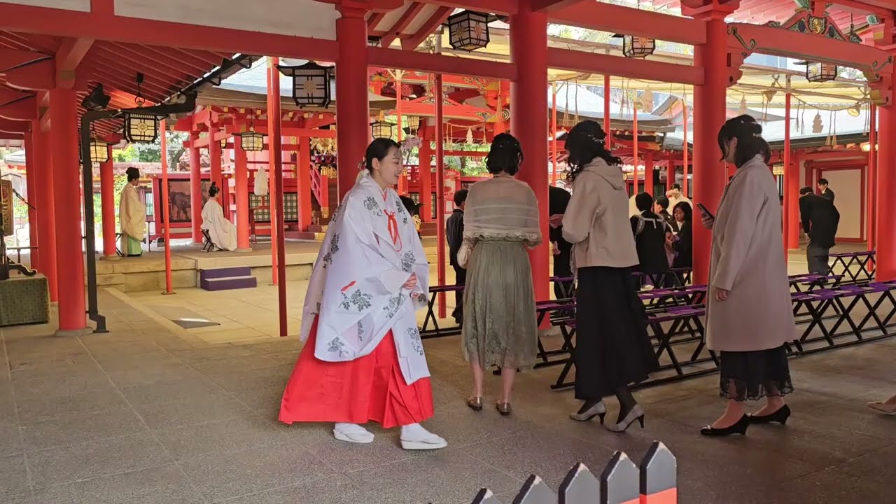 何か！結婚式が、始まっちゃいました😊