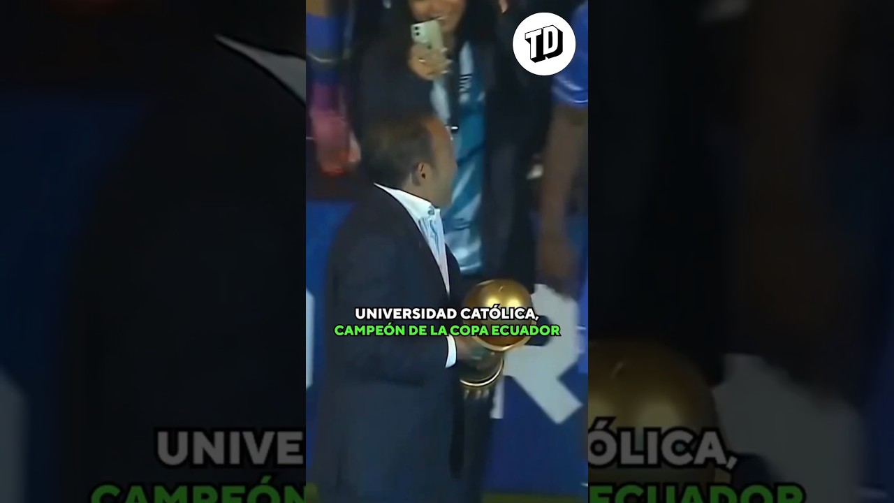 🏆 &iexcl;HIST&Oacute;RICO! LA CHATOLE&Iacute; Y SU PRIMERA🚂💙 #UniversidadCatolica #Chatolei #CopaEcuador #TrencitoAzul