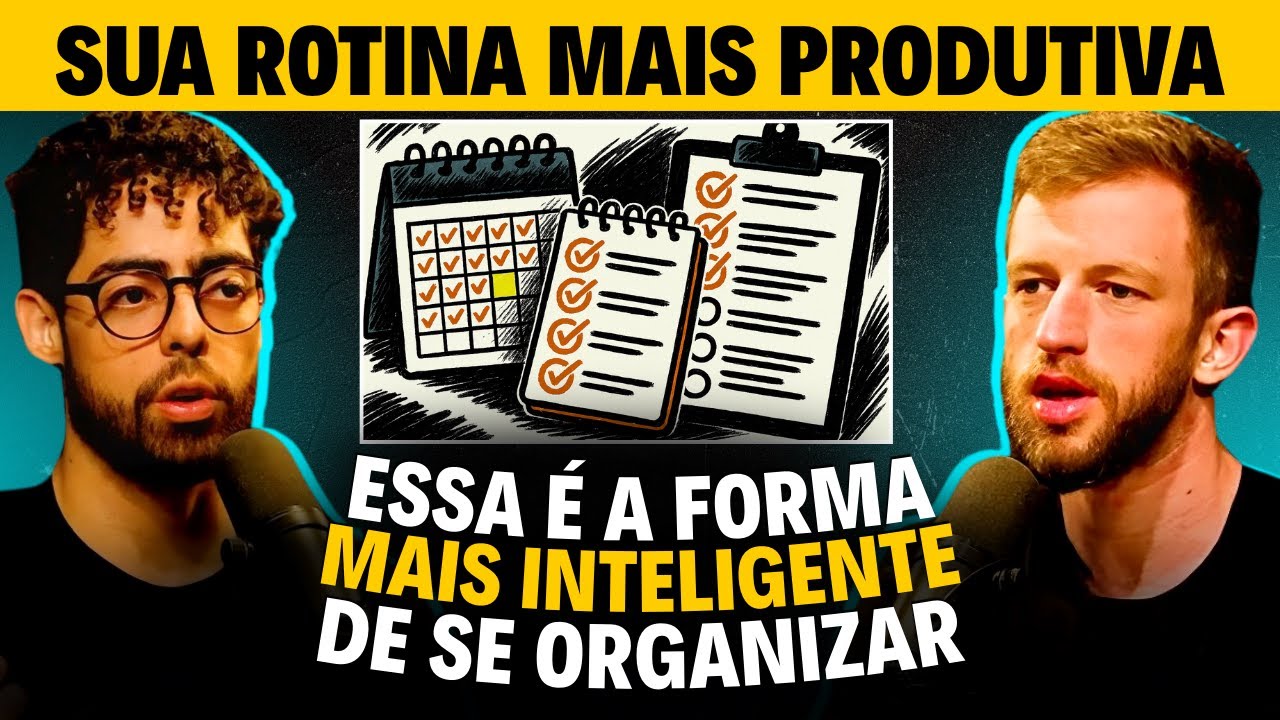 Como ter uma ROTINA PRODUTIVA e PARAR de PROCRASTINAR | Eslen Delanogare + Mateus Paderes