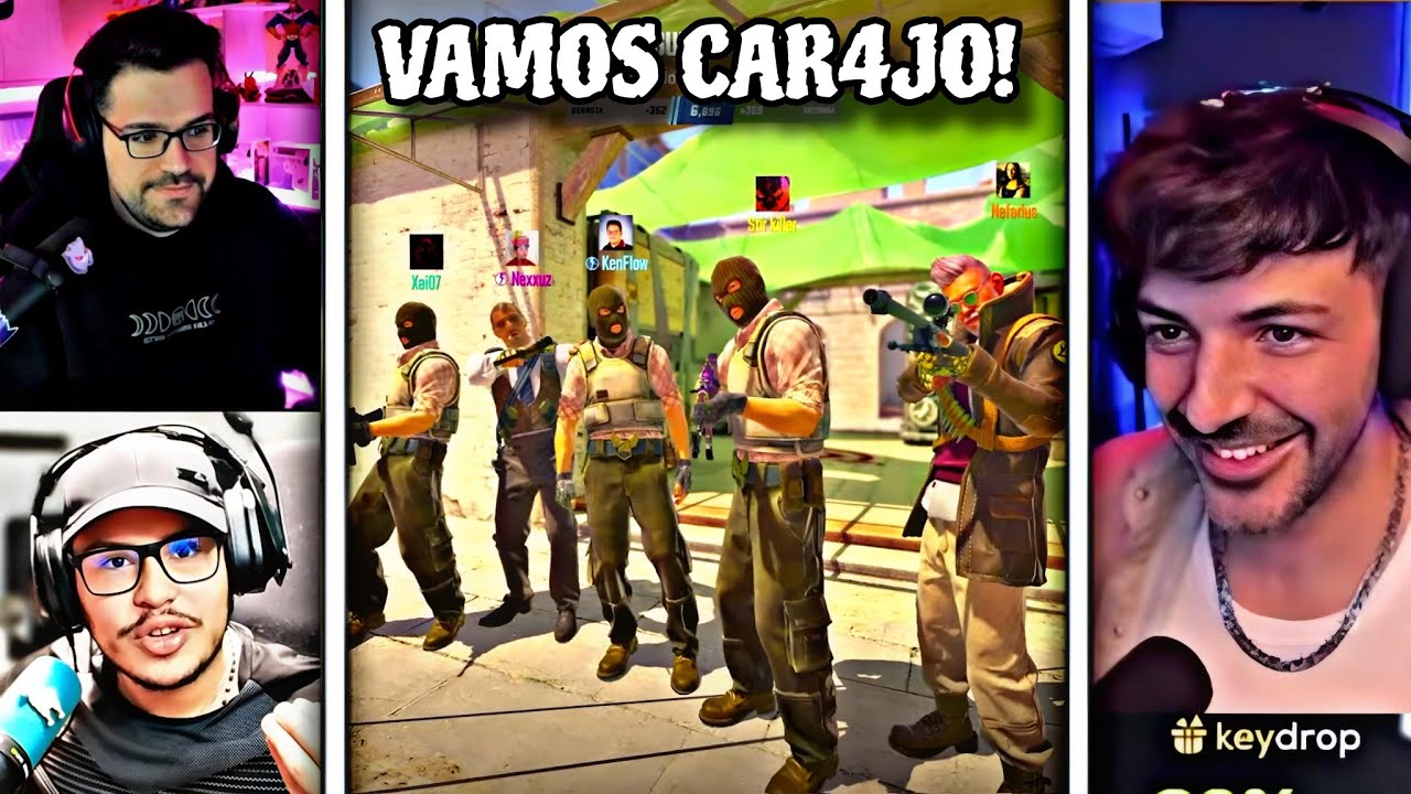 NEXXUZ, KENFLOW, NEFA Y JOAO “EL MECÁNICO” LO DAN TODO PARA GANAR EN CS2 🔥😎