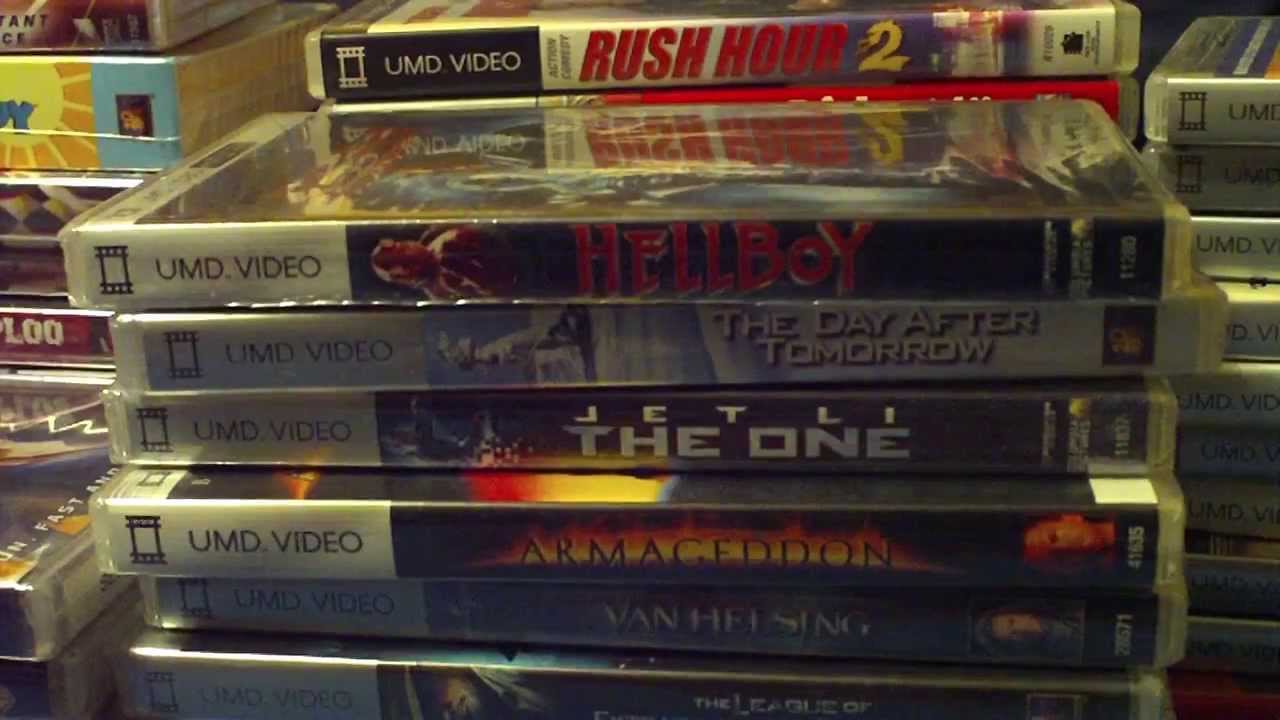 MY PSP UMD'S MOVIES COLLECTION!!