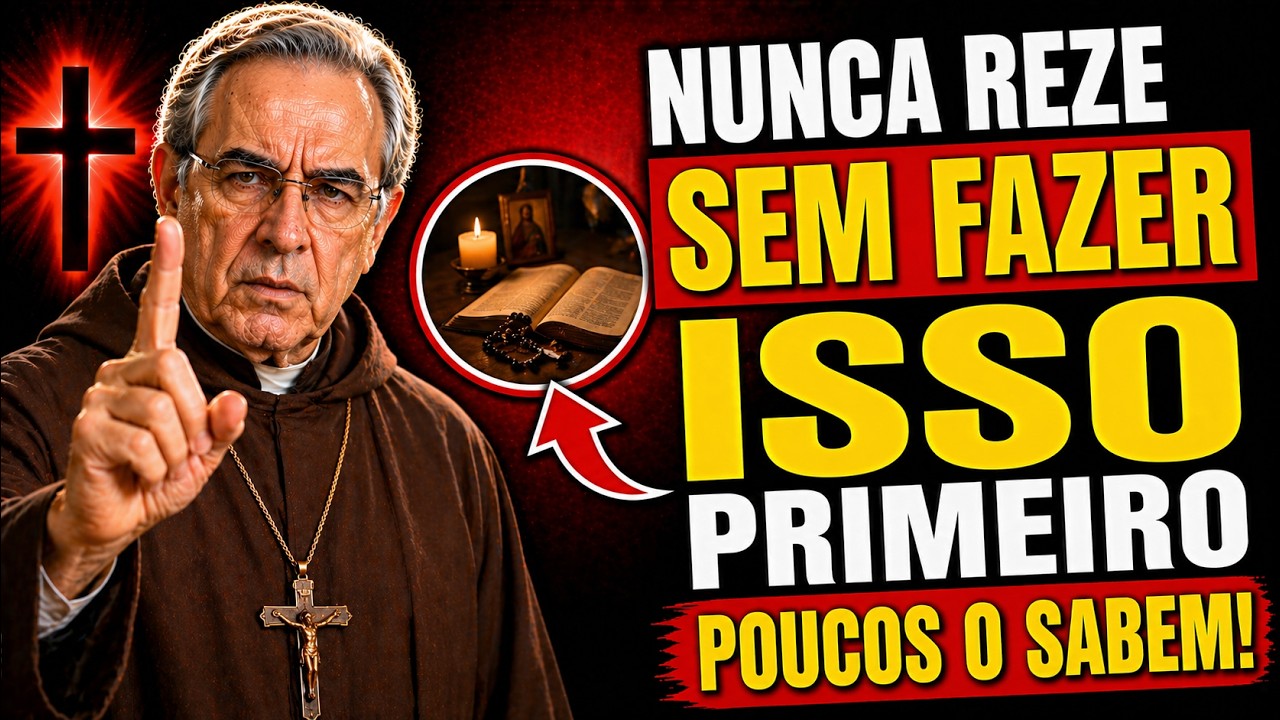 NUNCA REZE SEM FAZER ISSO PRIMEIRO (99% Comete Esse ERRO E Não Sabe) | Padre Zezinho