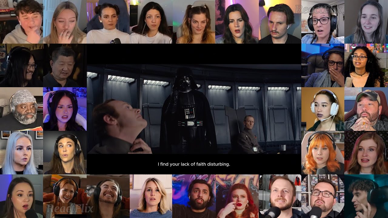 Darth Vader "I find your lack of faith disturbing" - Star Wars: Epi IV: A New Hope - Reaction Mashup