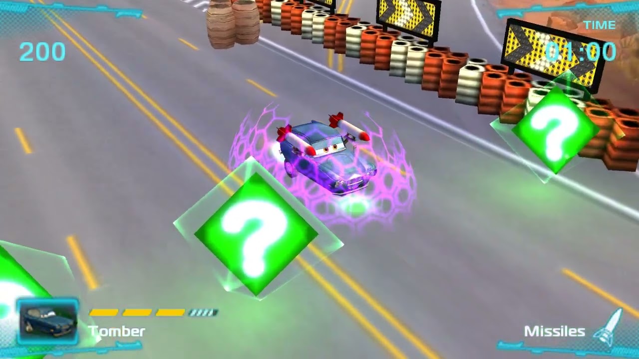Cars 2 PSP - Tomber Gameplay.