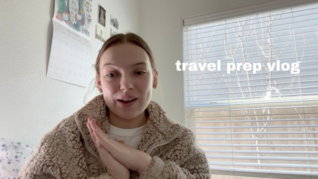 travel prep vlog | cleaning, packing