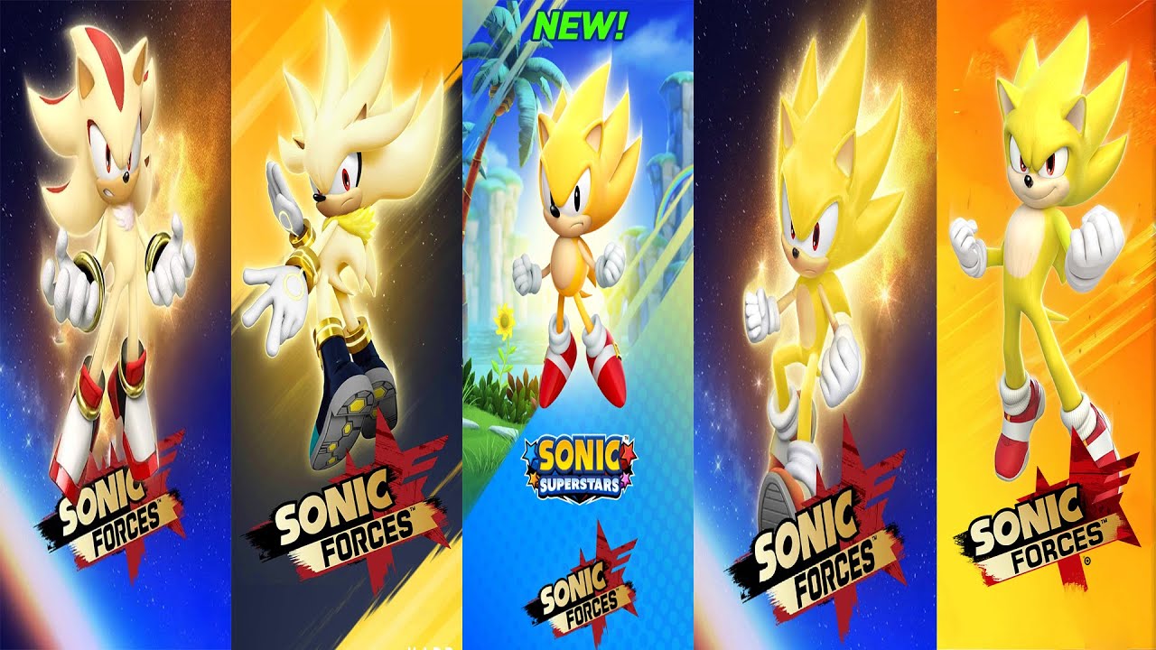 Sonic Forces Mobile — КЛАССИЧЕСКИЙ СУПЕРСОНИК. Новый раннер разблокирован. Все пять суперперсонаж...