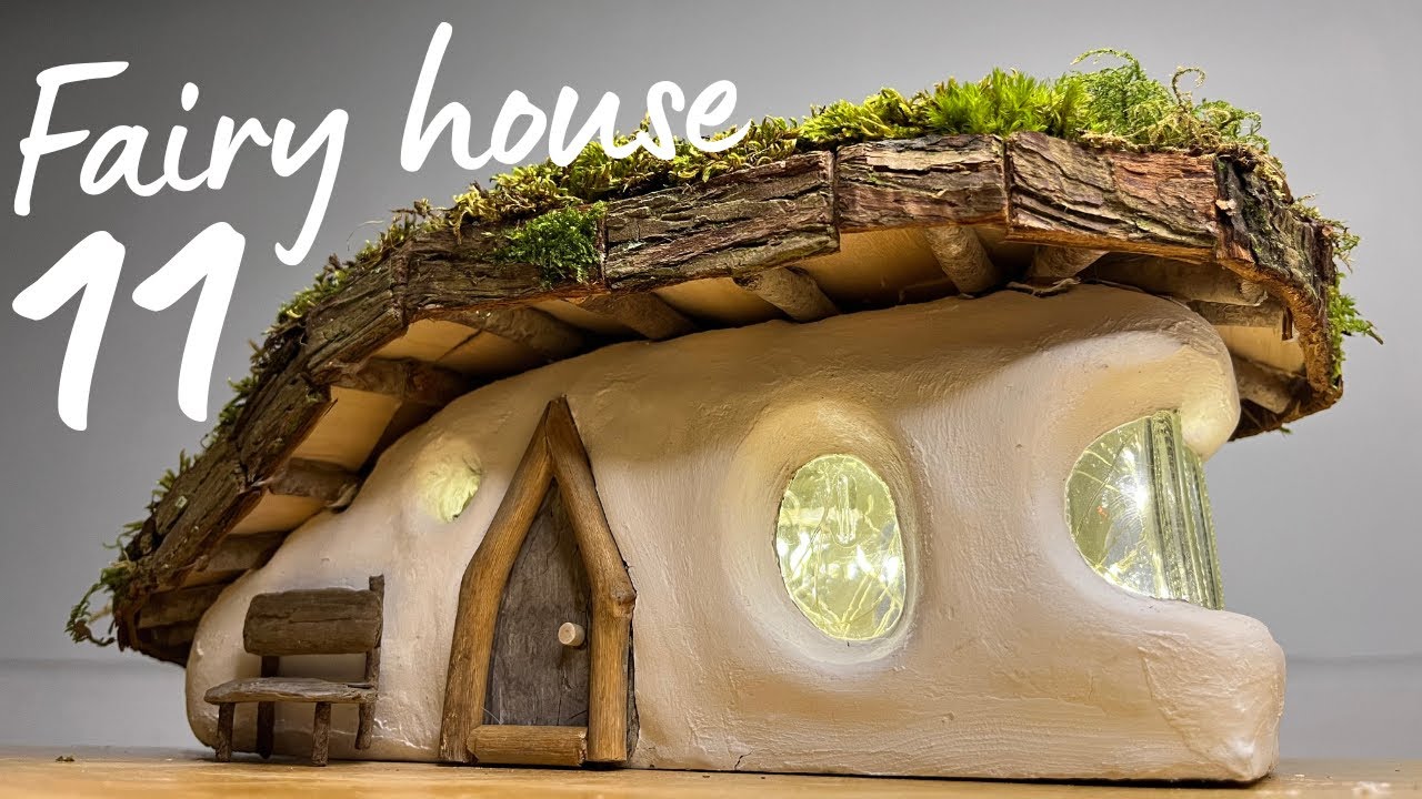 DIY Fairy Tale Cob House -  made of natural & recycled materials