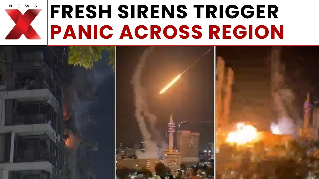 Tel Aviv Missile Attack: Iran Strikes Hits Tel Aviv, West Bank; Sirens Across West Asia | NewsX