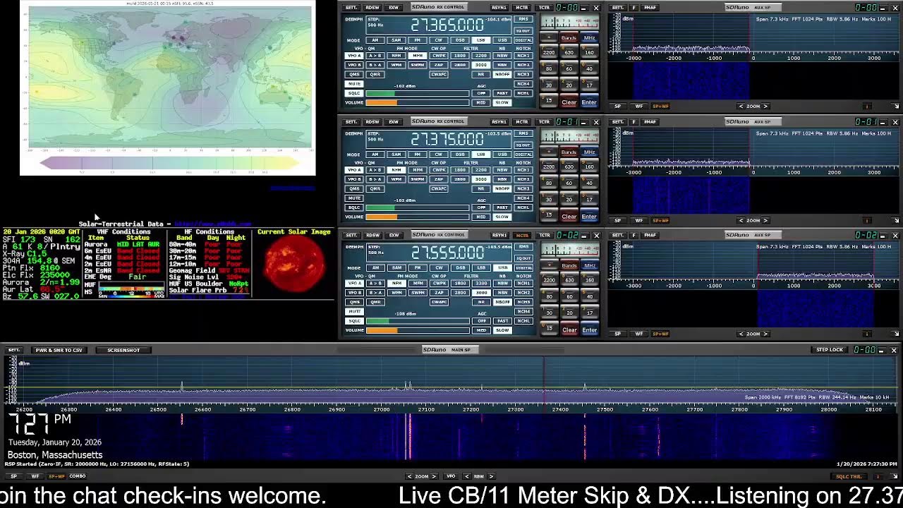 Live CB Radio Videogates Skip & DX 0614 - WE GOT THE DX!