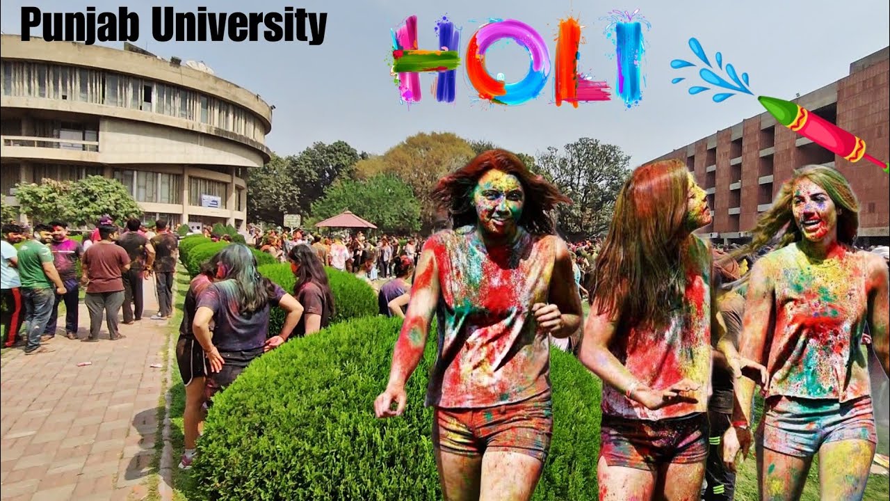 Holi In Chandigarh | Punjab University | Chandigarh Wala