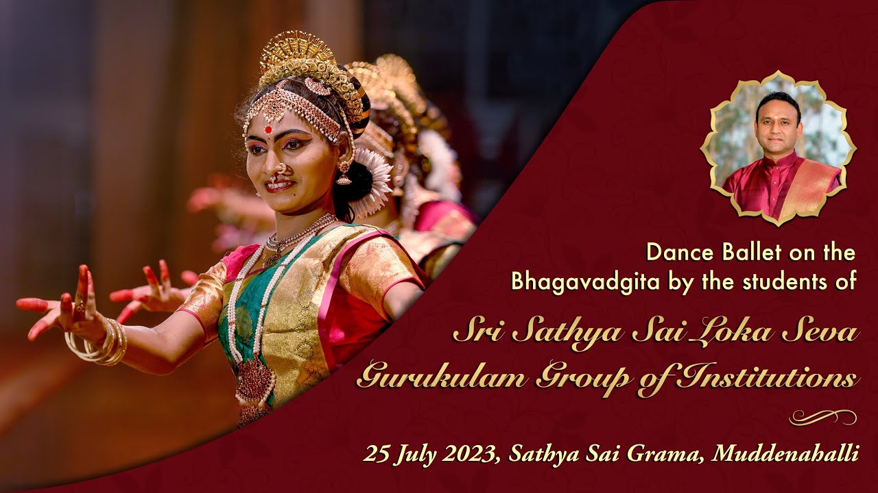 Dance Ballet on the Bhagavad Gita by the Students || Live From Muddenahalli || 25 July 2023, Evening