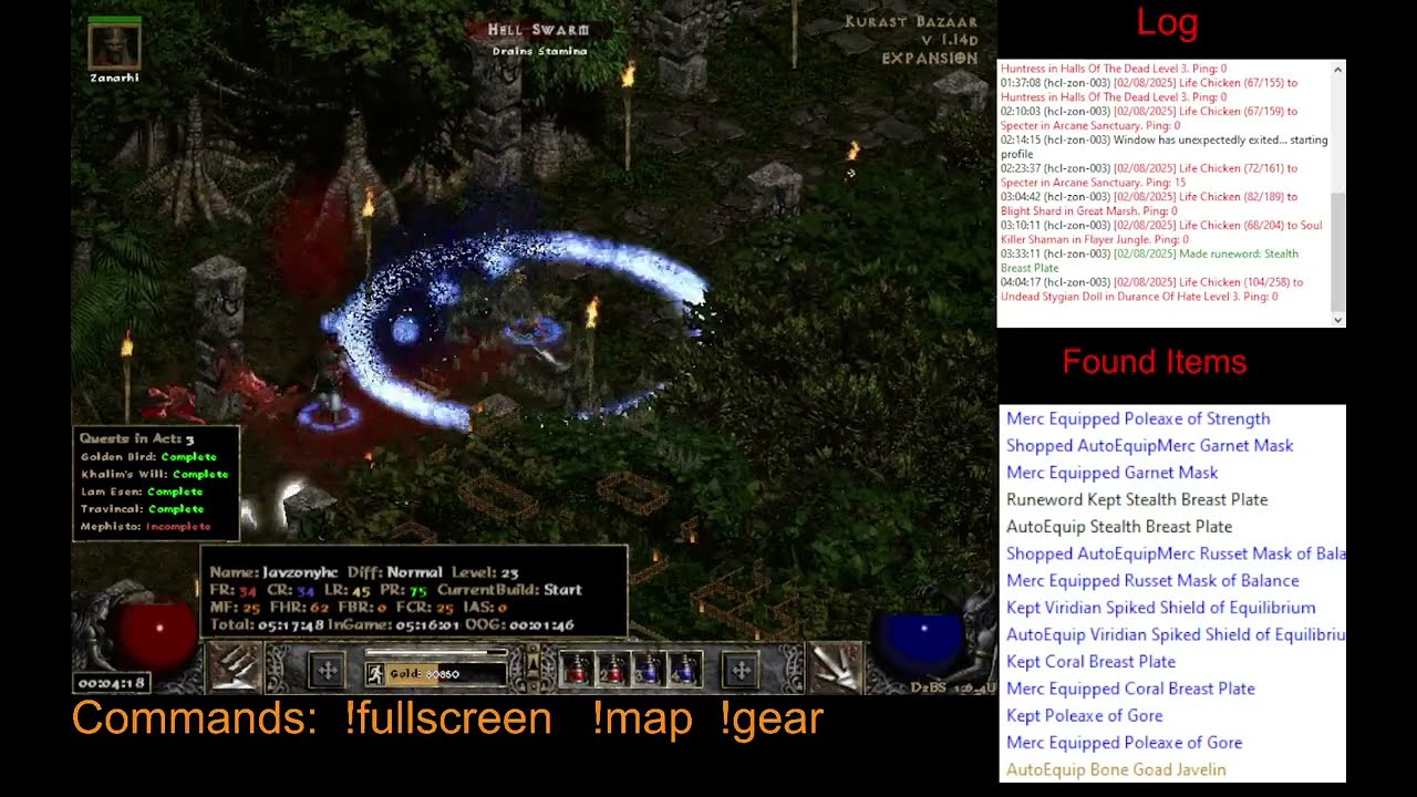 Diablo 2 played by AI - Amazon HARDCORE - Part 21