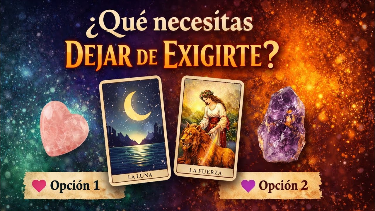 💖✨¿QUÉ NECESITAS DEJAR DE EXIGIRTE?.💖✨TAROT INTERACTIVO.