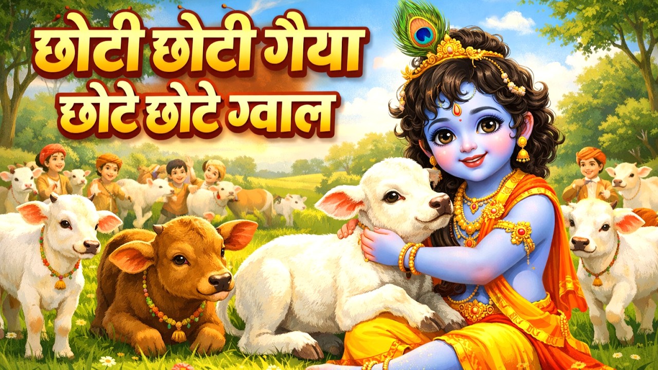 Choti Choti Gaiya Chote Chote Gwal | Krishna Bhajan | Bal Krishna Song