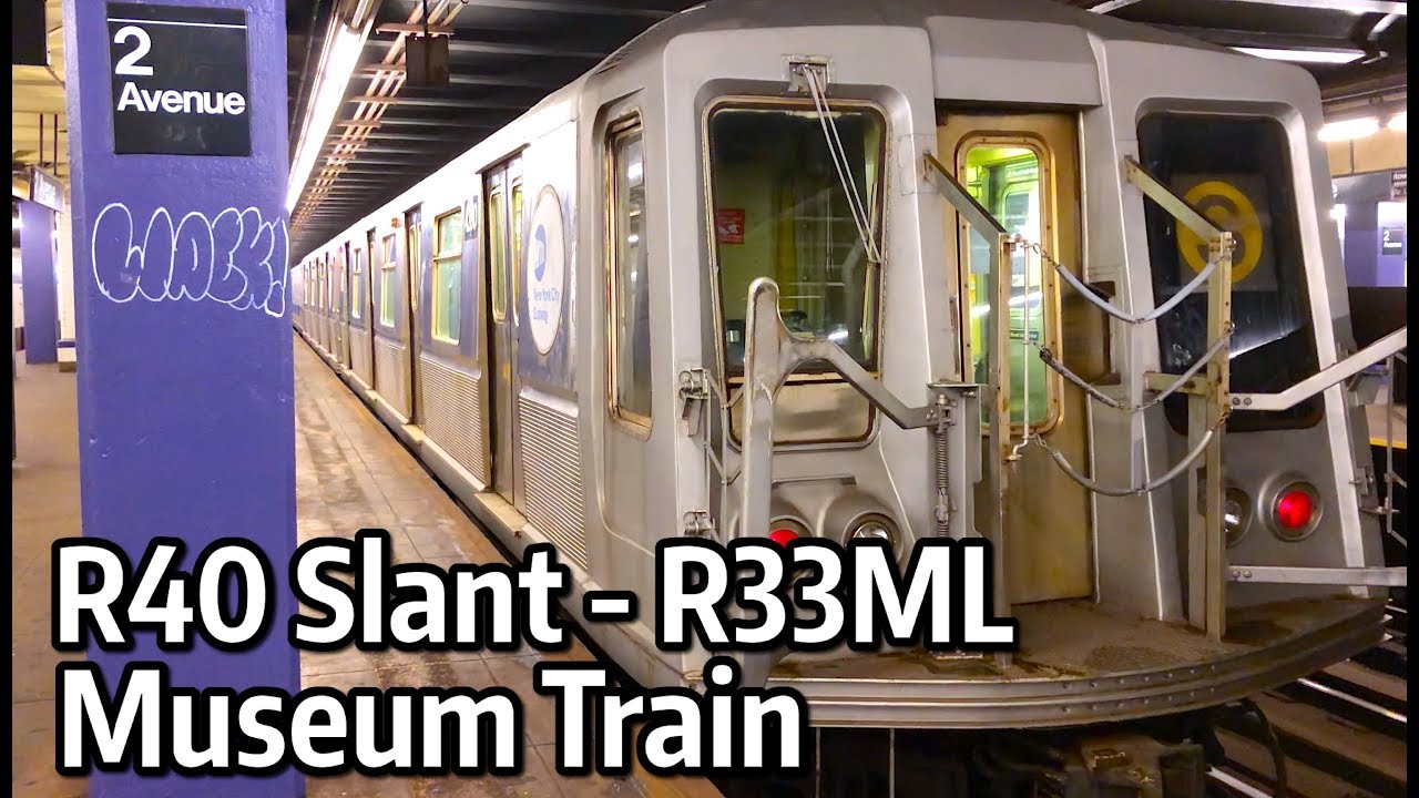 ⁴ᴷ R40 Slant - R33ML Museum Train Transfer Action