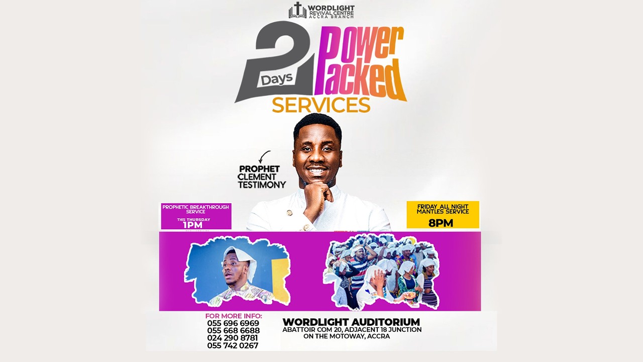 WELCOME TO OUR FRIDAY PROPHETIC BREAKTHROUGH SERVICE || WITH PROPHET CLEMENT TESTIMONY