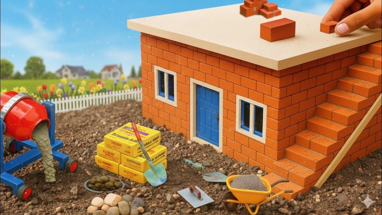 Rebuilding a Luxury Mini Villa with Koi Pond After the Devastating Storm! @manucreator2 