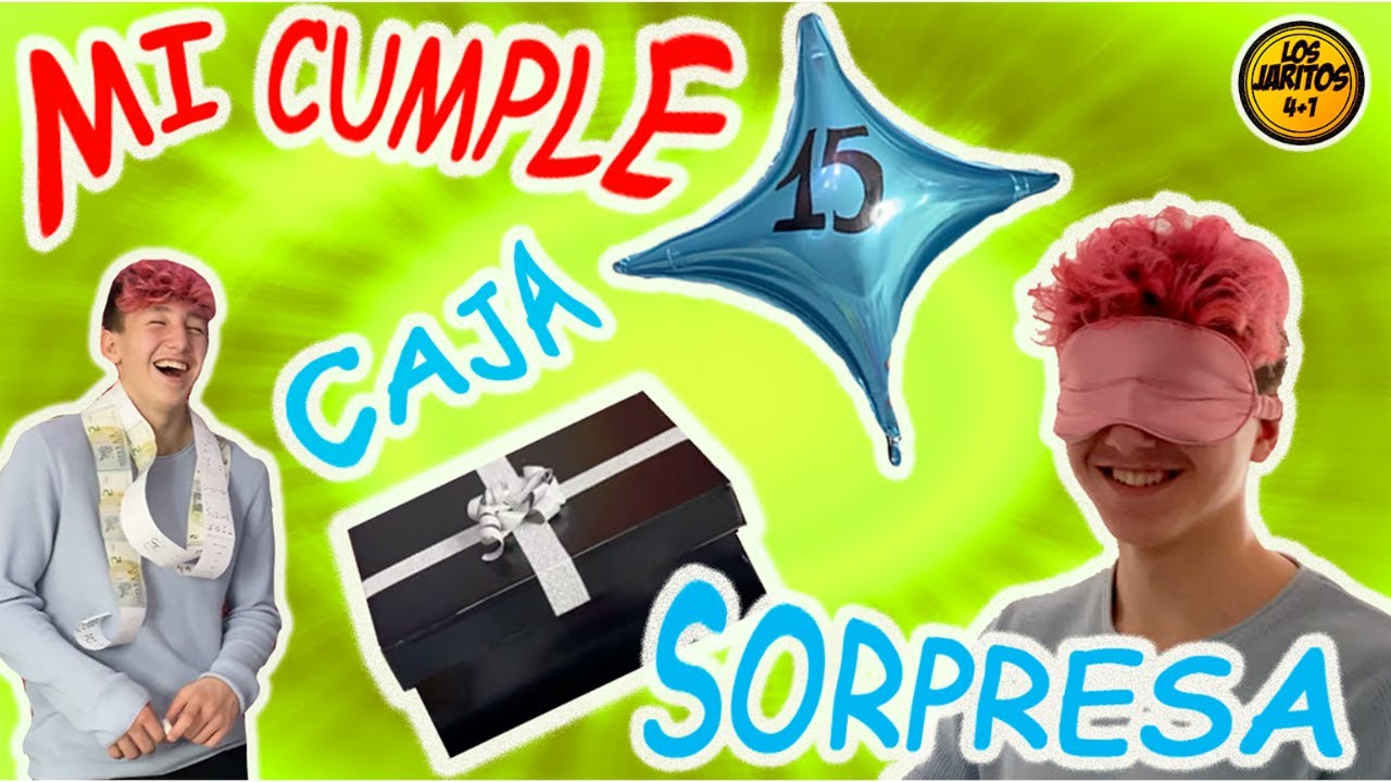 ¿¡CAJA SORPRESA!? 😱// BROMA + CUMPLEAÑOS AGUSTIN🥳