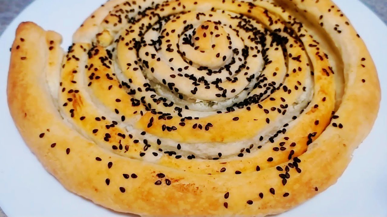 ЭТА Сливочная УЛИТКА со Шпинатом покорит Ваше сердце ❤️! #еда #food #рецепт #вкусно #пирог #cooking 