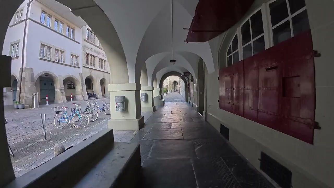 Bern Switzerland Old Town, Sunday Morning, 15s Hyperlapse (Spring Edition)