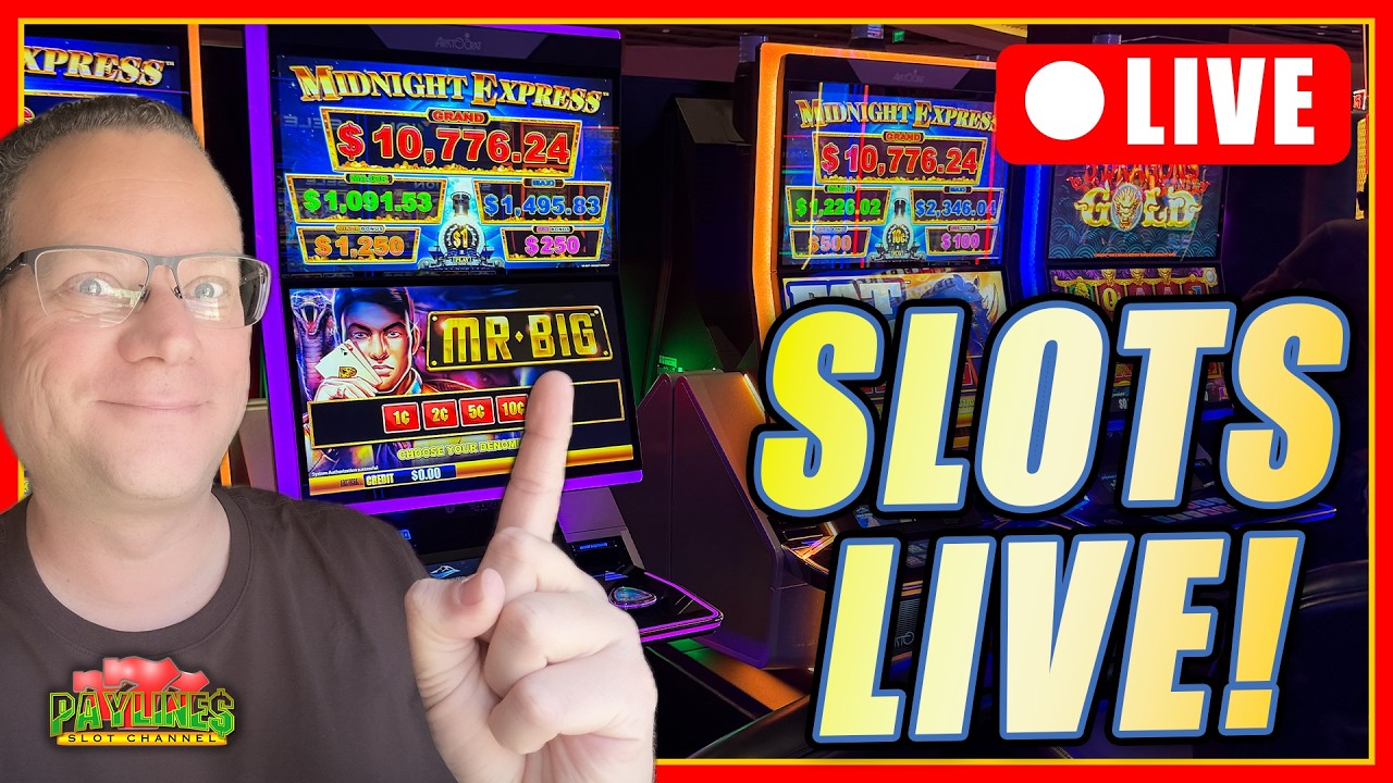 🔴 LIVE Casino Slots Tonight | Slot Play & Jackpots | Paylines Slot Channel  🎰 &nbsp;#casino&nbsp;#live&nbsp;#vegas