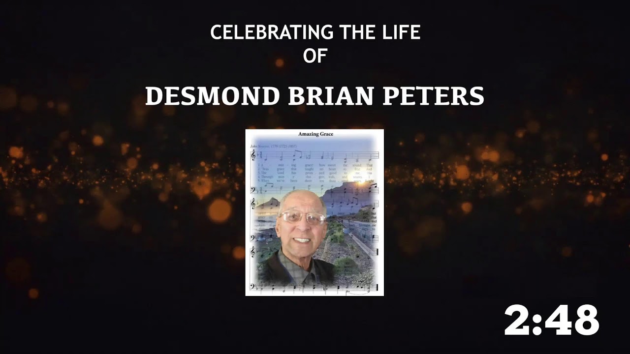 FUNERAL DIVINE SERVICE OF DESMOND BRIAN PETERS 05 FEBRUARY 2022